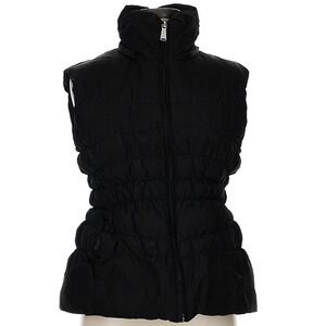 Michael Kors Women's Quilted Down Warm Winter Black Puffer Vest Size Medium M